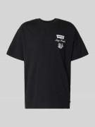 T-shirt met labelprint