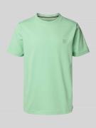 T-shirt met labeldetail