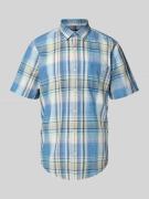 Straight fit vrijetijdsoverhemd met kentkraag