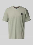 T-shirt met V-hals