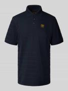 Poloshirt met labeldetail