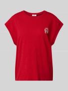 Regular fit T-shirt van puur katoen