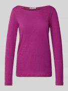 Regular fit shirt met lange mouwen van puur katoen
