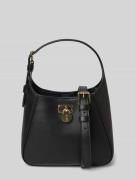 Lederen handtas met labelhanger, model 'TANNER'