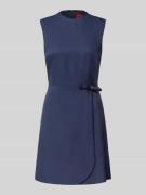 Knielange jurk met strikdetail, model 'Kanine'