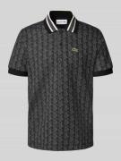 Regular fit poloshirt met all-over motief