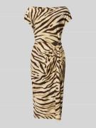 Midi-jurk met applicatie, model 'HULLEN'