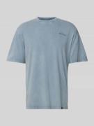 T-shirt met labelstitching, model 'PLENTYWOOD'