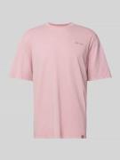 T-shirt met labelstitching, model 'PLENTYWOOD'