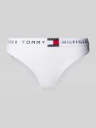 Bikinibroekje met elastische band met label, model 'TH Heritage'