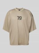 T-shirt met statementstitching, model 'TRAIN 7.0'