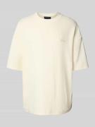 Oversized T-shirt met labelstitching