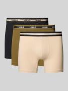 Boxershort met elastische logoband in een set van 3 stuks