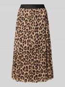 Midirok met plissévouwen