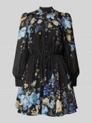 Cocktailjurk in A-lijn van lyocellmix met linnen, model 'Vienna'