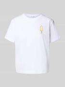 T-shirt met motiefprint, model 'CAMINO'