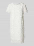 Mini-jurk met gehaakt kant