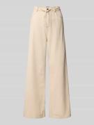 Jeans met wijde pijpen en tunnelkoord