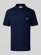 Slim fit poloshirt van puur katoen
