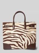 Tote bag met structuurmotief, model 'DEVYN'