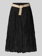 Midi-rok met plooien