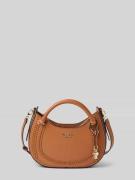 Handtas met labeldetail, model 'TATUM'