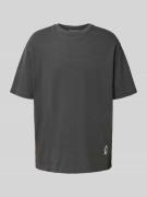 Oversized T-shirt met motiefprint, model 'SWIRL'