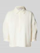 Sweatshirt met overhemdkraag