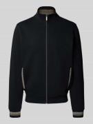 Sweatjack met opstaande kraag