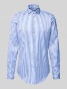 Slim fit zakelijk overhemd met haaikraag