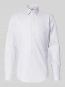 Slim fit zakelijk overhemd met kentkraag