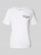 Regular fit T-shirt van puur katoen met logoprint