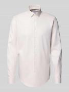 Slim fit zakelijk overhemd met extra lange mouwen