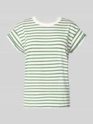 T-shirt met streepmotief