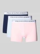 Boxershort met elastische band met logo in een set van 3 stuks