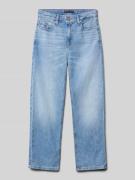 Regular fit jeans met labelpatch