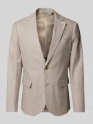 Slim fit 2-knoops colbert van linnenmix, model 'George'