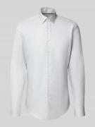 Slim fit zakelijk overhemd met extra lange mouwen