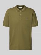 Poloshirt met labelstitching