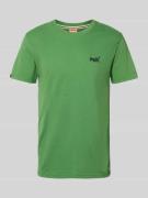 T-shirt met labelstitching