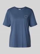 T-shirt met ronde hals, model 'SYBIL'