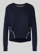 Gebreide pullover van wolmix met ronde hals