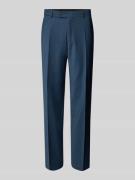 Slim fit pantalon met persplooien, model 'Cole'