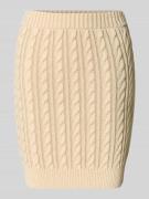 Knielange rok met ribboorden, model 'GISELLE'