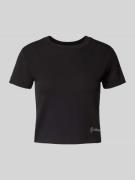 T-shirt met labeldetail