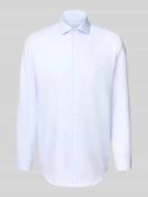 Regular fit zakelijk overhemd met kentkraag