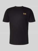T-shirt met labelprint