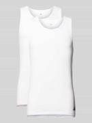 Tanktop met labelprint in een set van 2 stuks