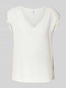 Loose fit blousetop met kant, model 'JASMINA'