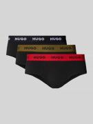 Slip van katoenmix met logostitching in een set van 3 stuks